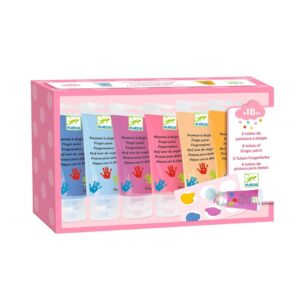 Colores pintura de dedos 6 tubos sweet