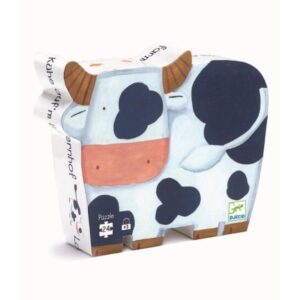 Puzle silueta las vacas