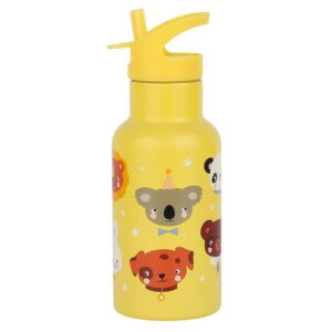 botella acero animales
