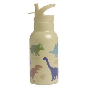 Botella acero dinosaurios