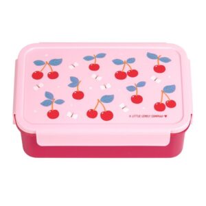 caja almuerzo bento cerezas