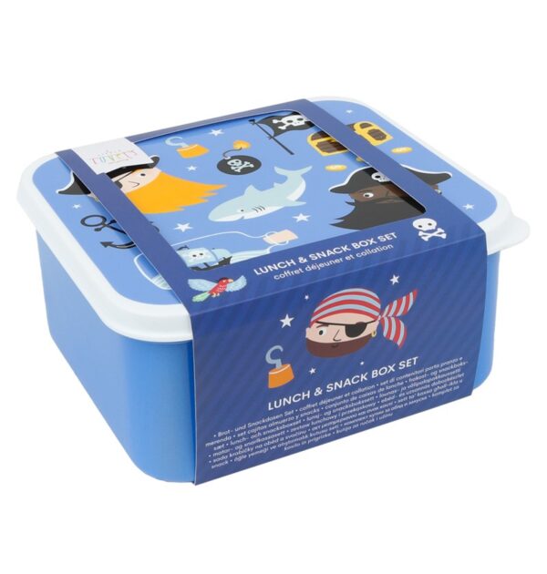 set 4 cajas snack piratas - Imagen 2